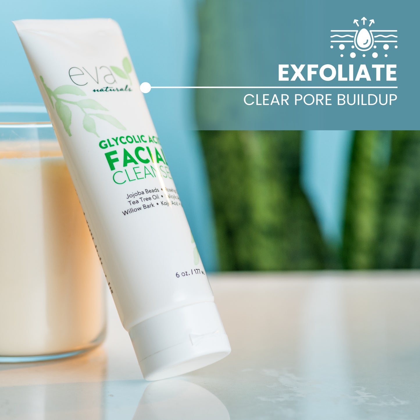 Glycolic Acid Face Wash & Cleanser - 6 oz