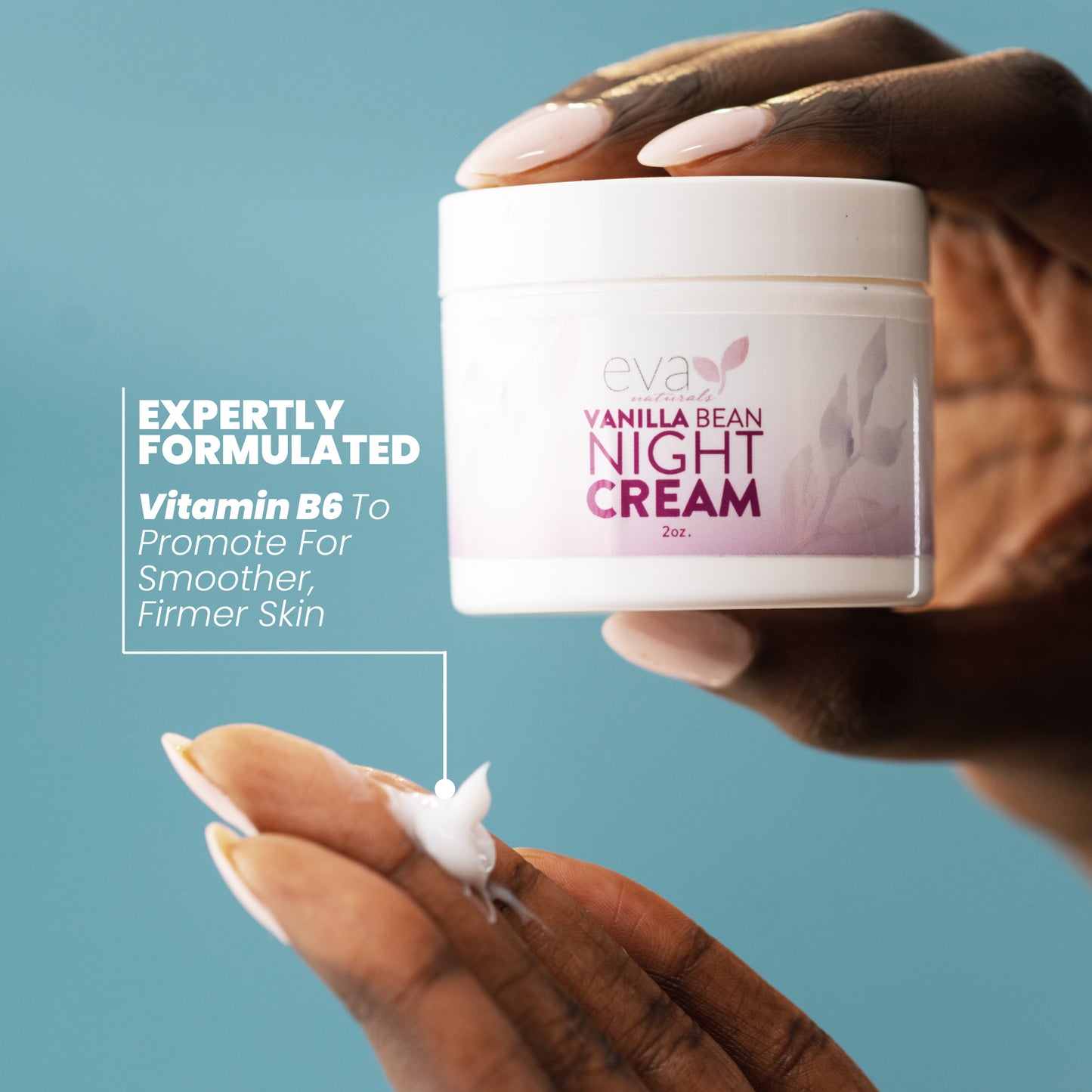 Vanilla Bean Night Cream Face Moisturizer - 2 oz