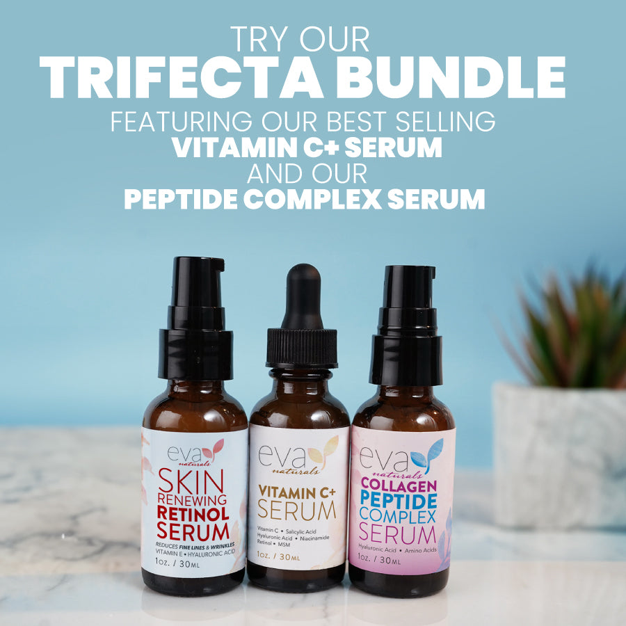Facelift in a Bottle Serum Bundle: Retinol Serum, Vitamin C Serum & Eye Gel - 3 Serum Set