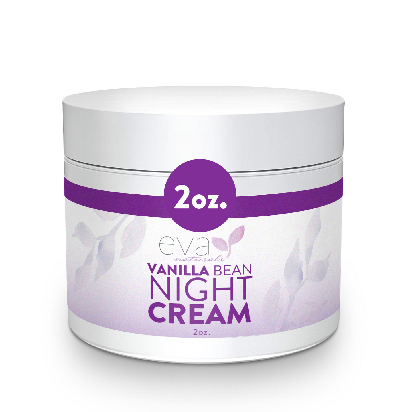 Vanilla Bean Night Cream Face Moisturizer - 2 oz