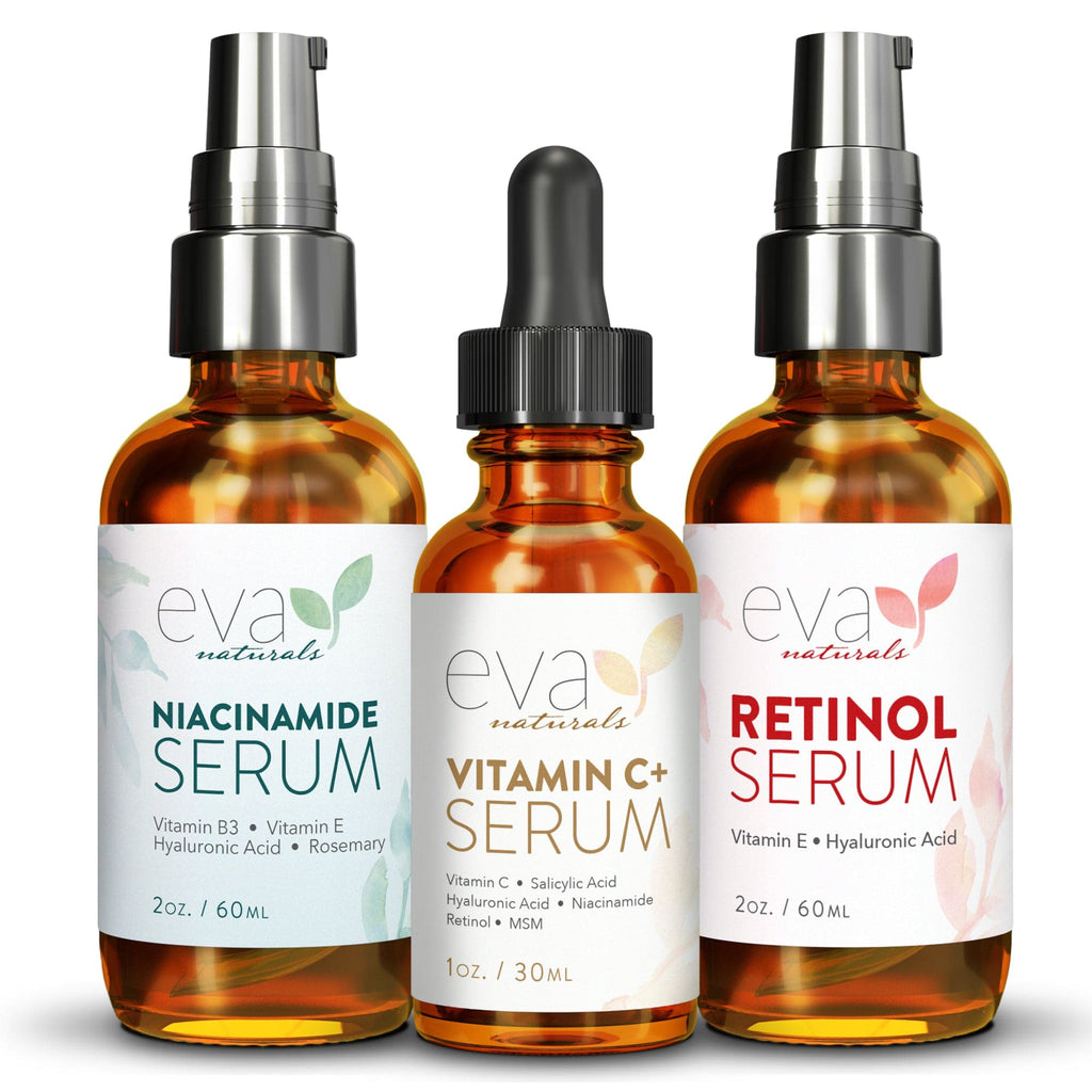 Serum Skincare - Bundle: Retinol, Vitamin C, | Eva Naturals – Eva Naturals