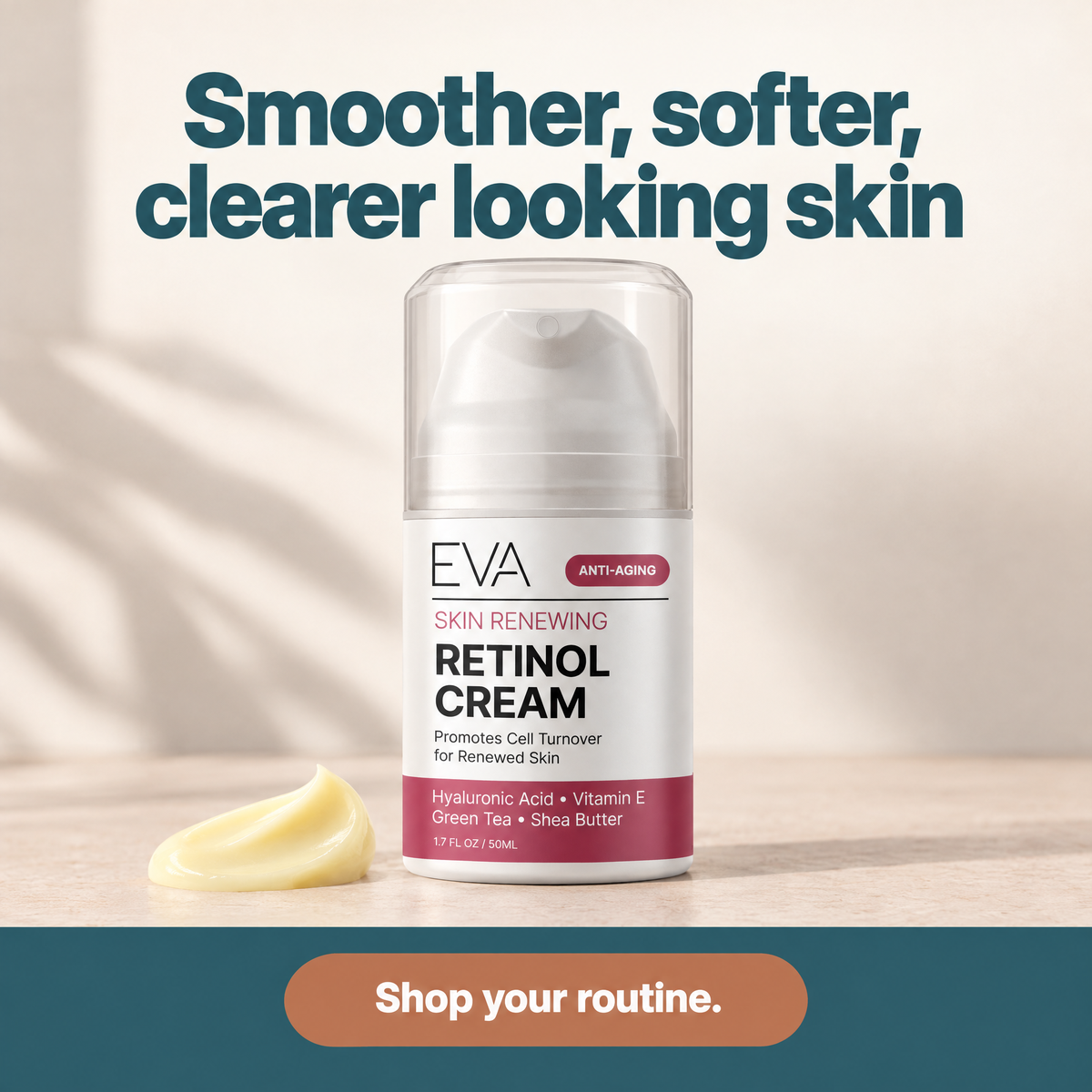 Retinol Cream Moisturizer - 1.7 oz