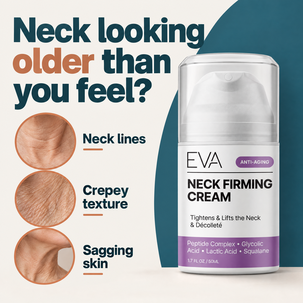 Anti Aging Neck Firming Cream - 1.7 oz
