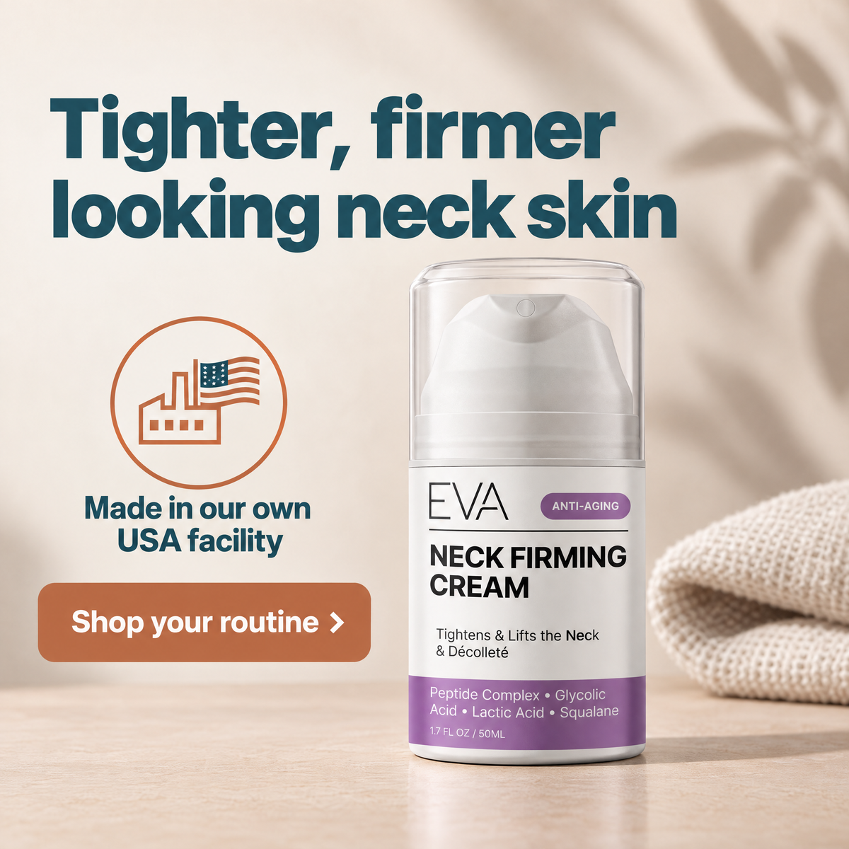 Anti Aging Neck Firming Cream - 1.7 oz