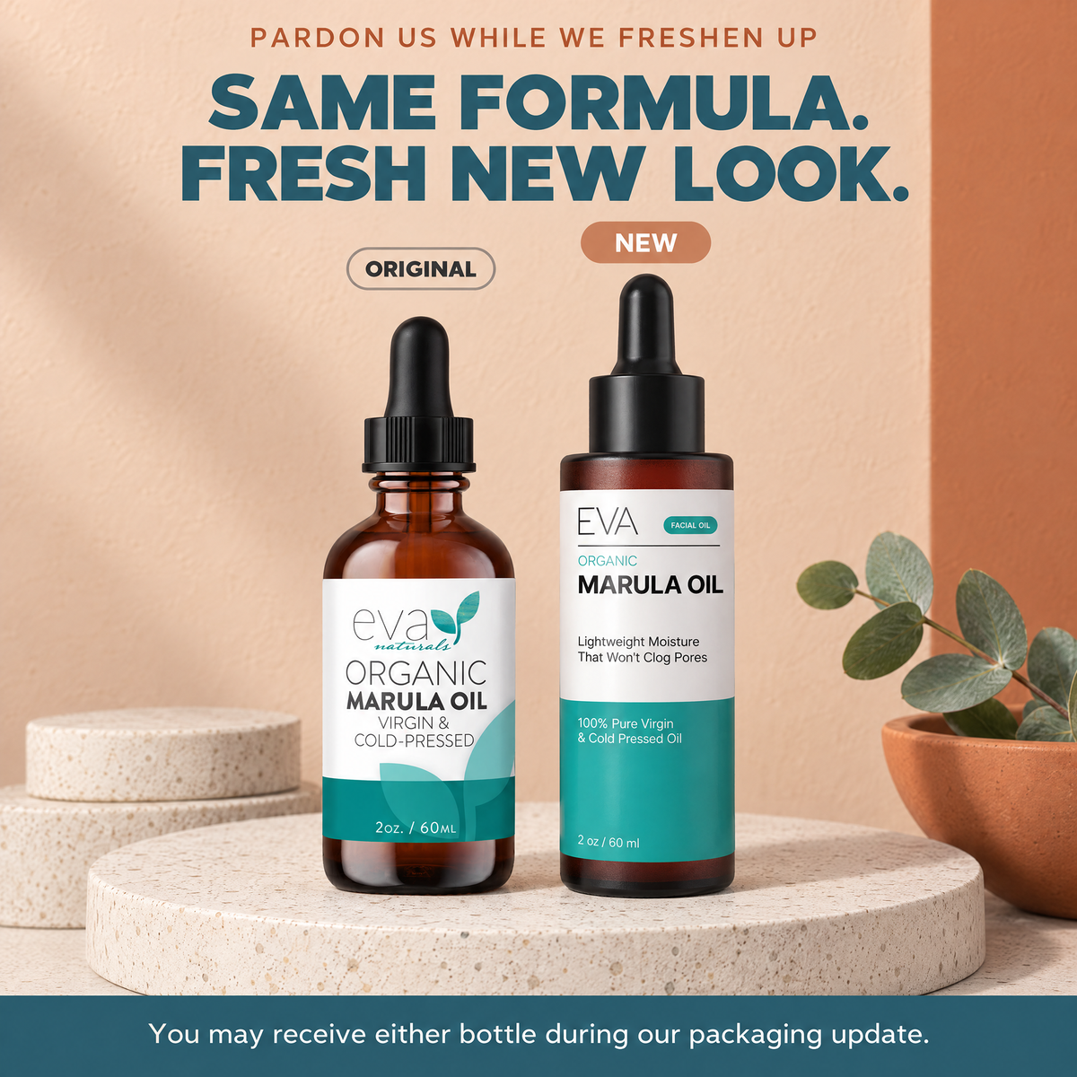 Organic Marula Oil for Face and Hair - 2 oz