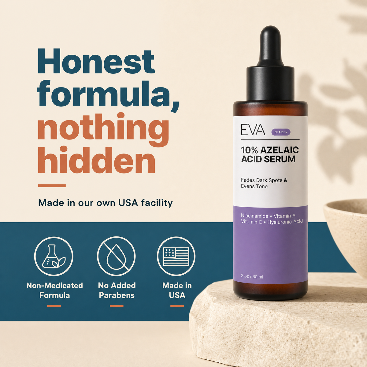 Azelaic Acid 10% Facial Serum - 2 oz