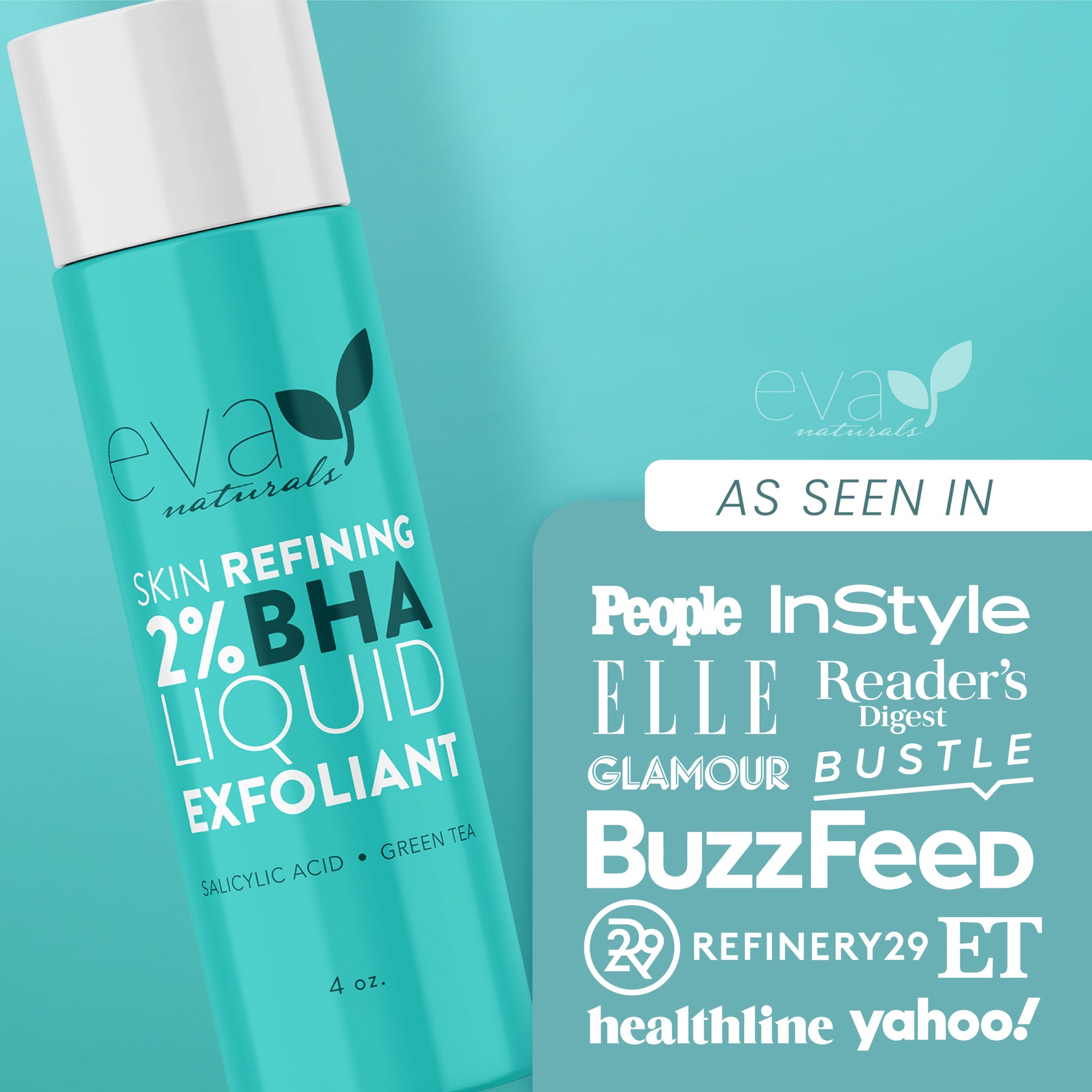 BHA Liquid Exfoliant Eva Naturals