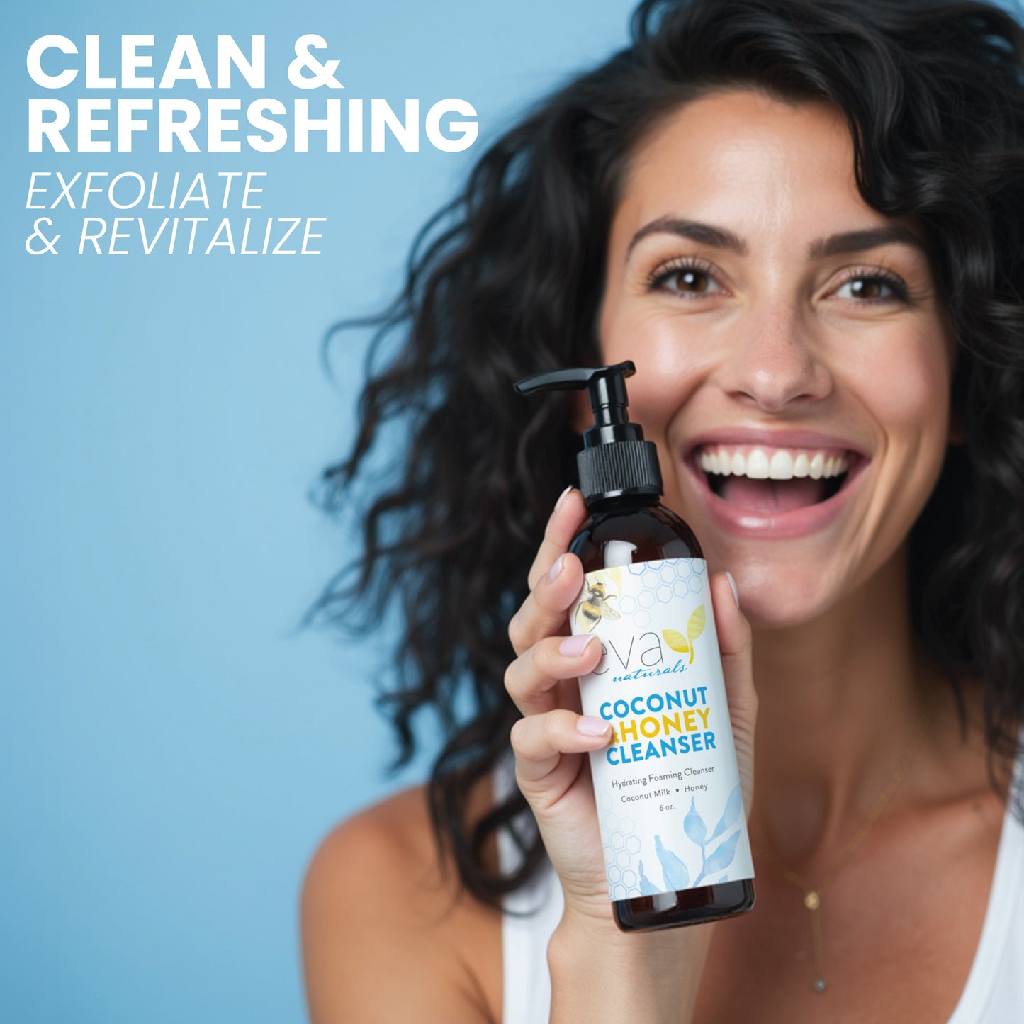 Coconut & Honey Hydrating Foaming Cleanser - 6oz
