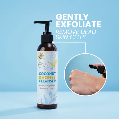 Coconut & Honey Hydrating Foaming Cleanser - 6oz