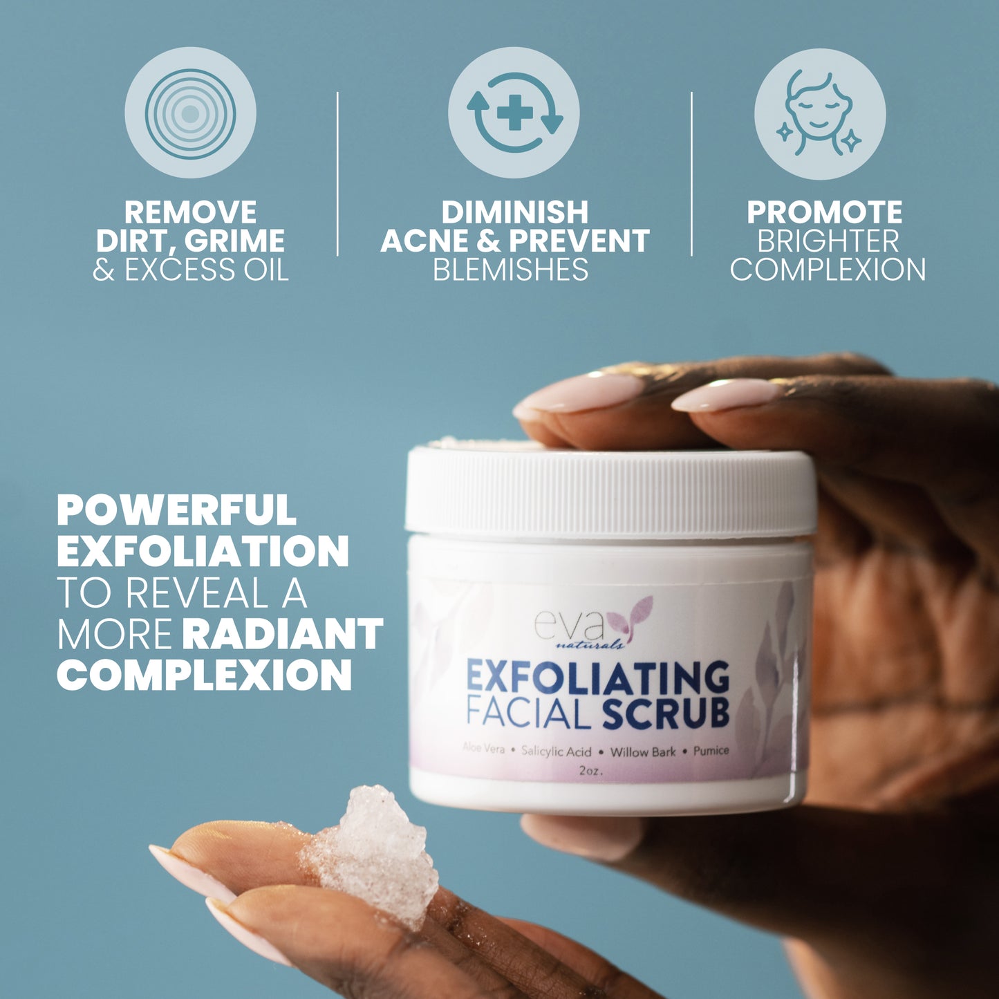 Exfoliating Facial Scrub - 2 oz