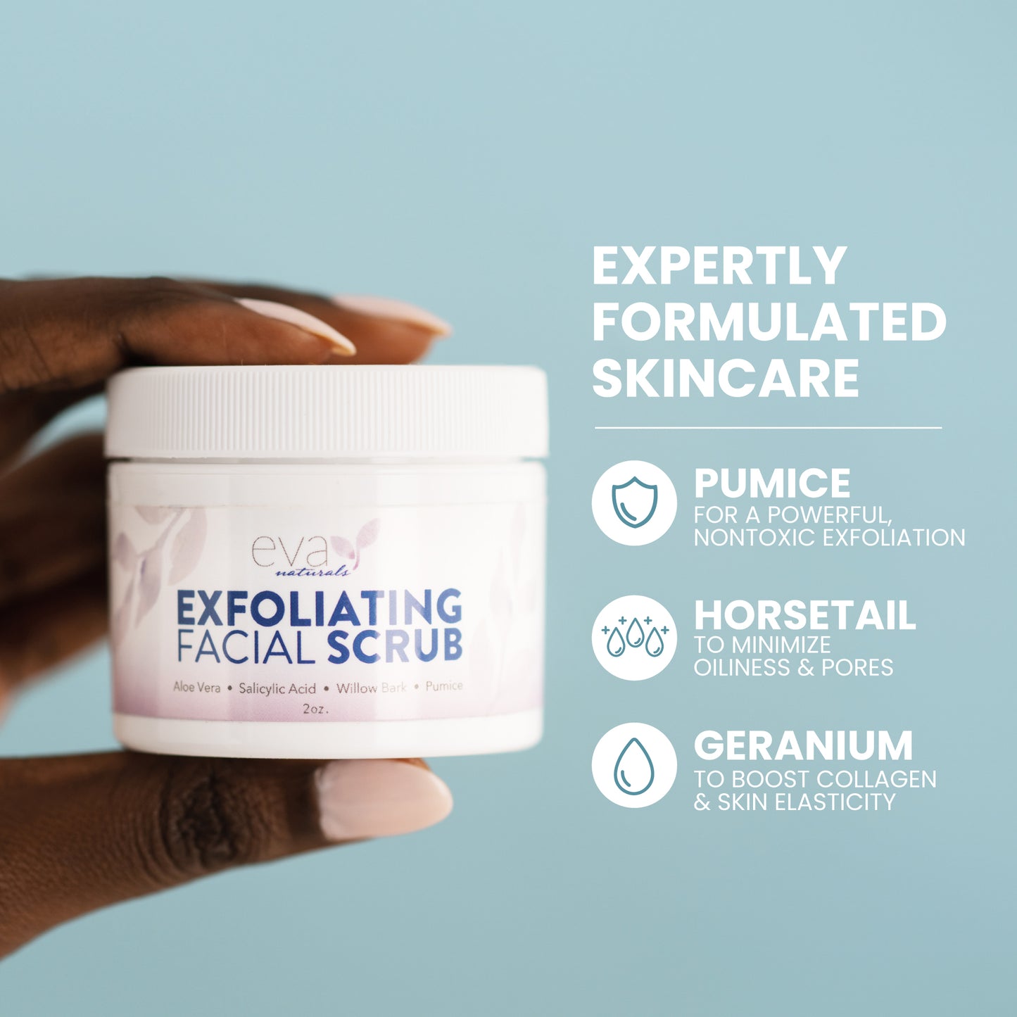 Exfoliating Facial Scrub - 2 oz