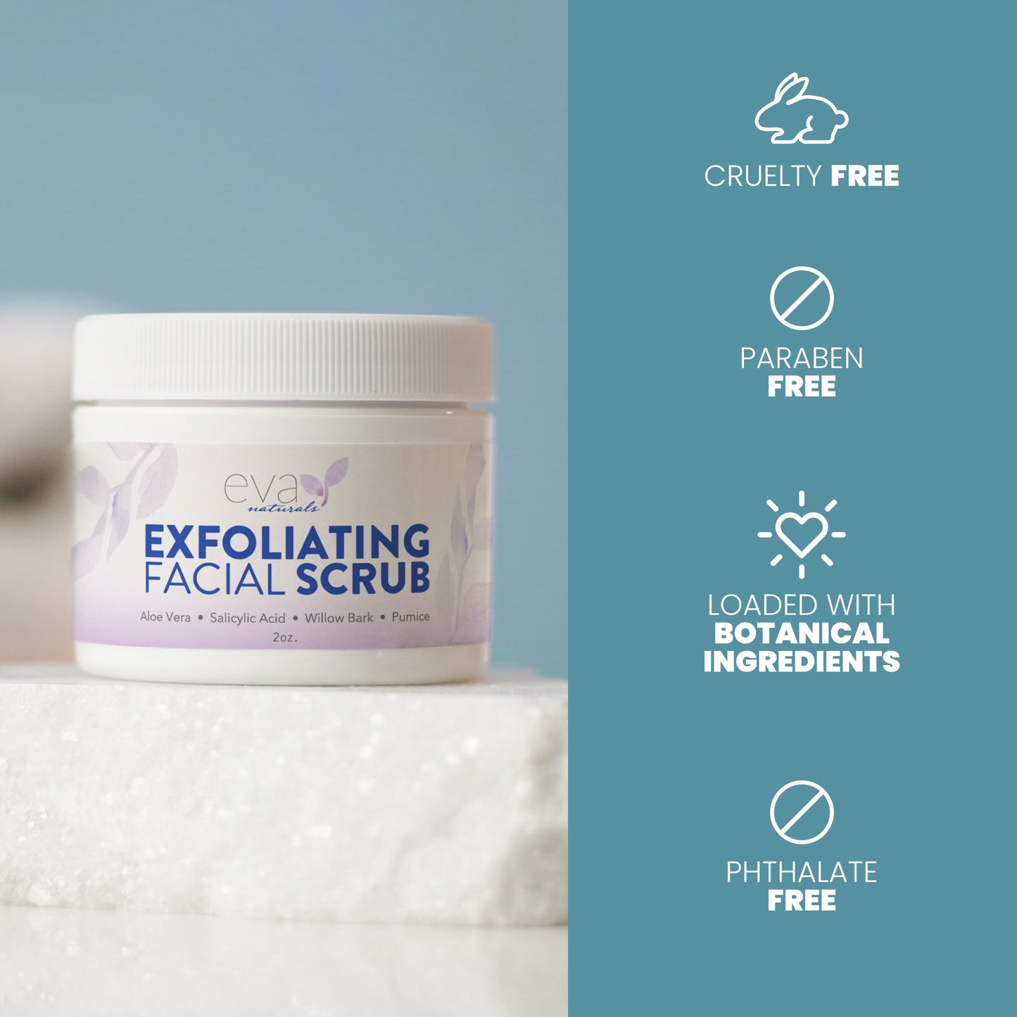 Exfoliating Facial Scrub - 2 oz