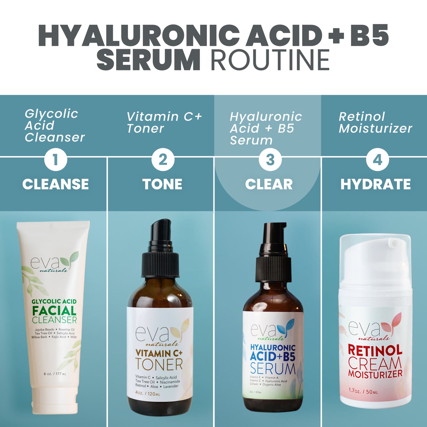 Hyaluronic Acid with Vitamin B5 Serum - 2oz