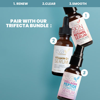 Hydrate and Brighten Bundle - Hyaluronic Acid Serum & Vitamin C Serum - 1 oz