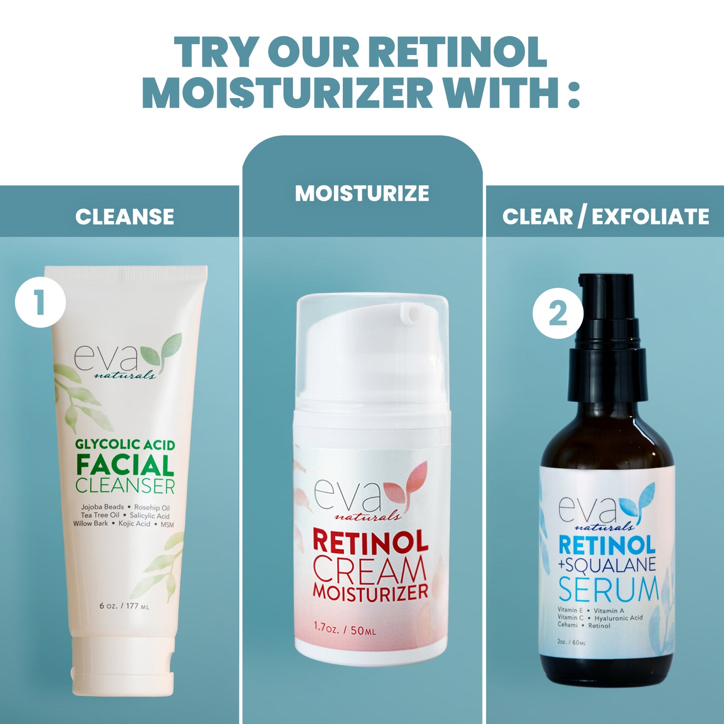 Retinol Cream Moisturizer - 1.7 oz