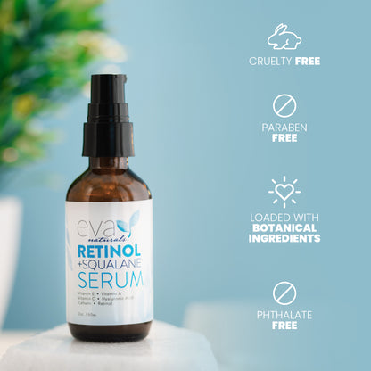 Retinol & Squalane Serum - 2oz