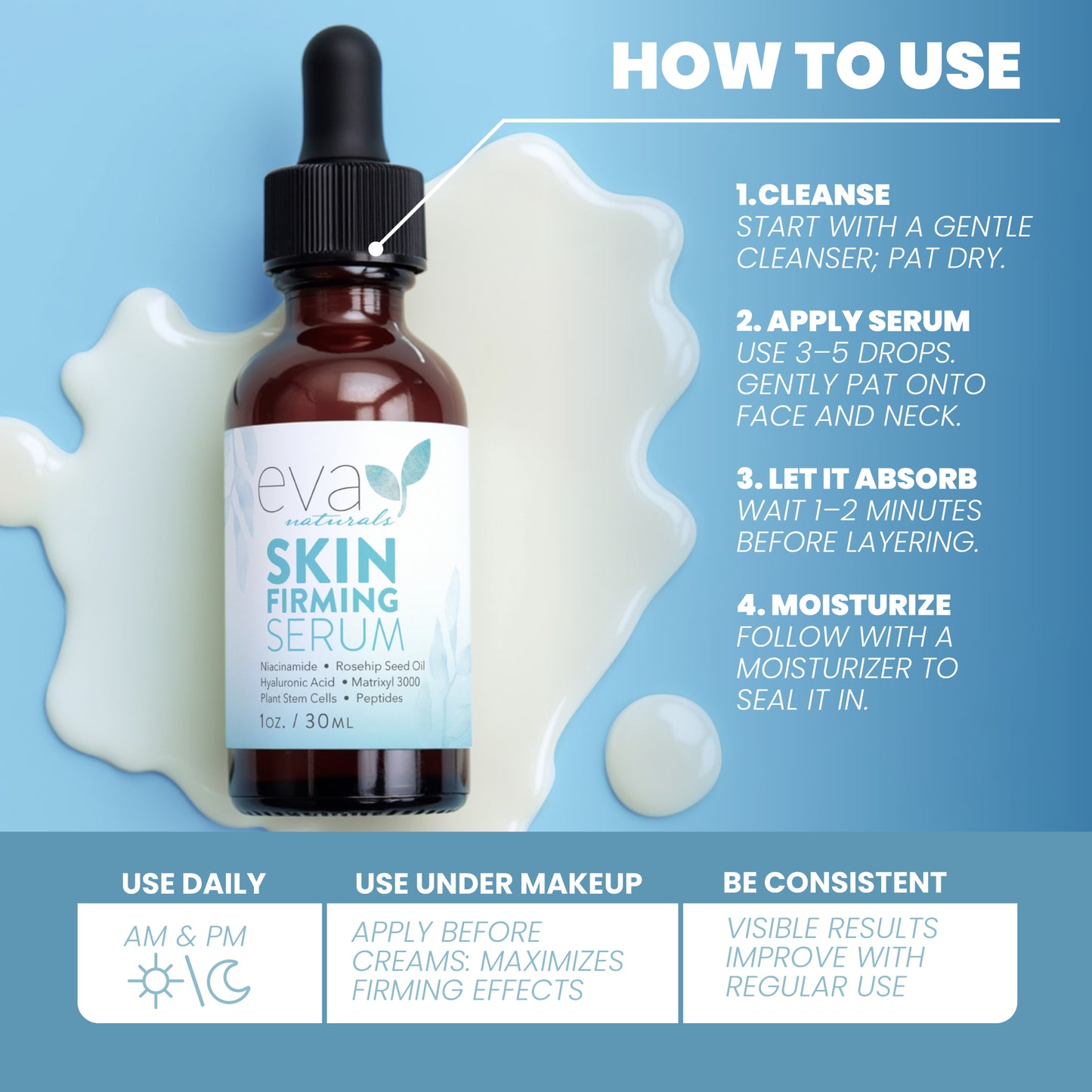 Skin Firming & Tightening Serum - 1 oz