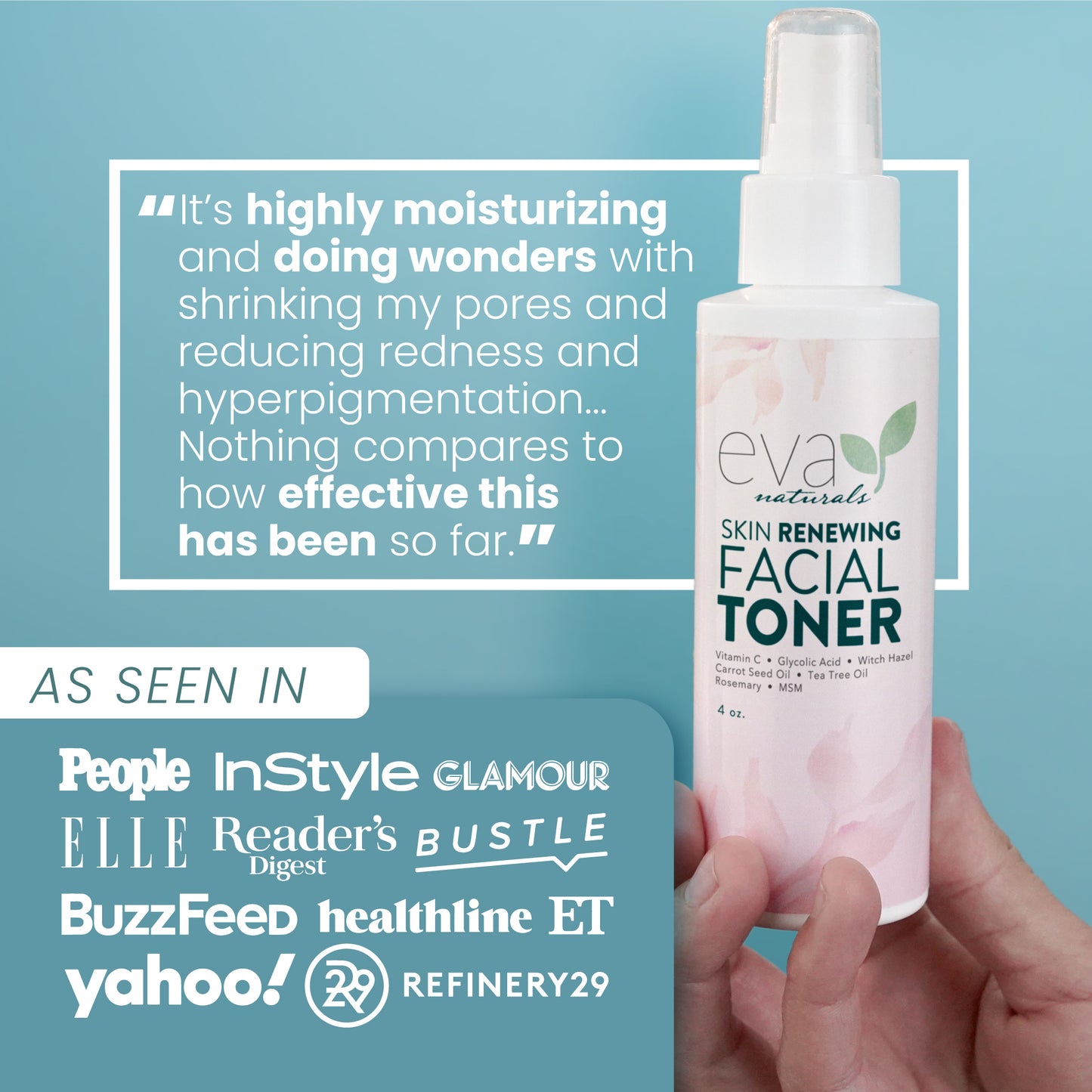 Skin Renewing Facial Toner - 4 oz