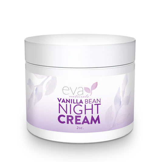 Vanilla Bean Night Cream Face Moisturizer - 2 oz