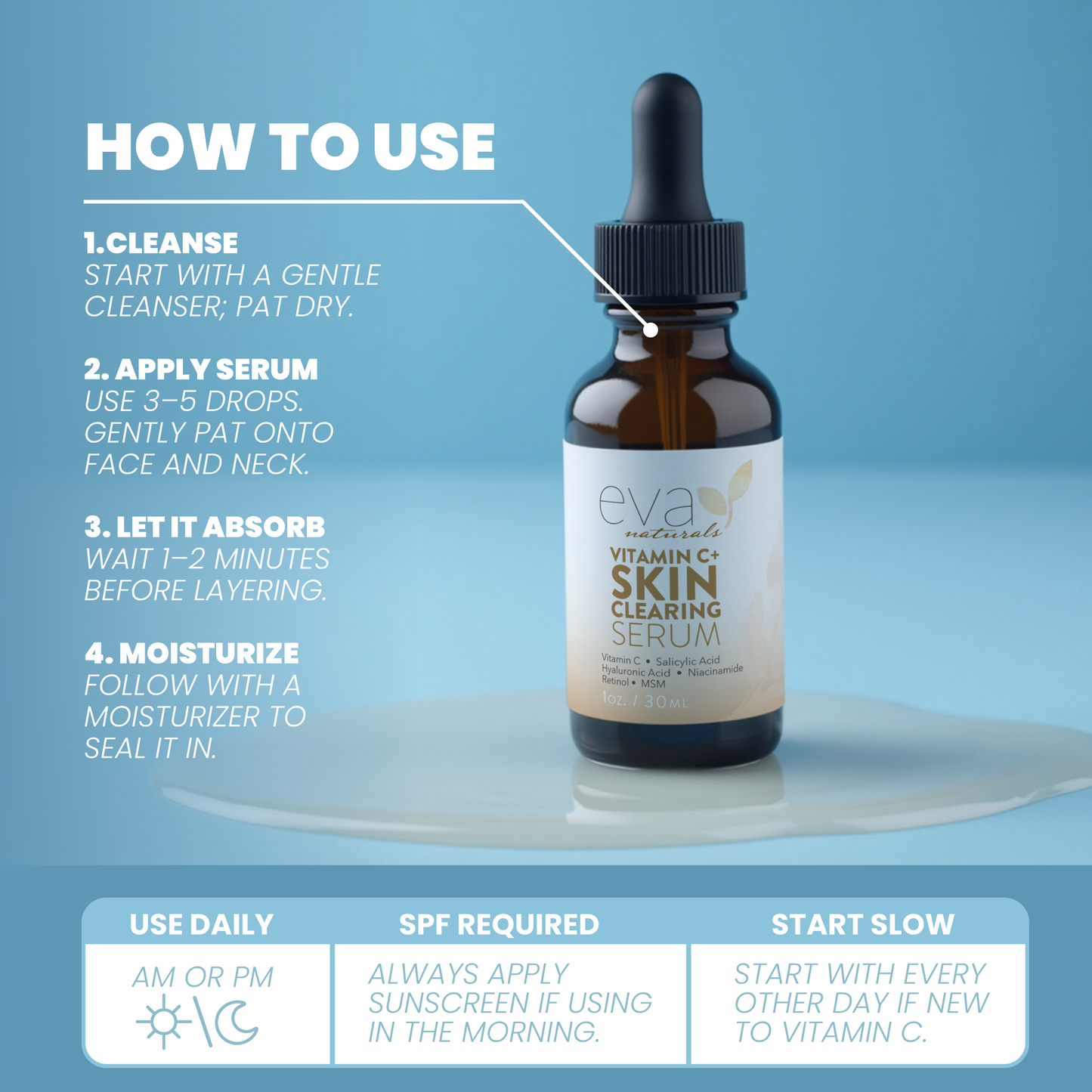 Vitamin C Plus Skin Clearing Serum - 1oz
