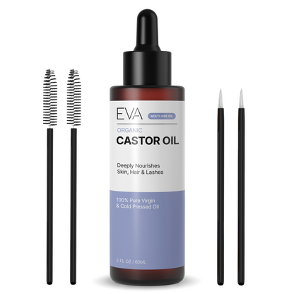 Organic Castor Oil For Skin, Hair & Nails - 2 oz