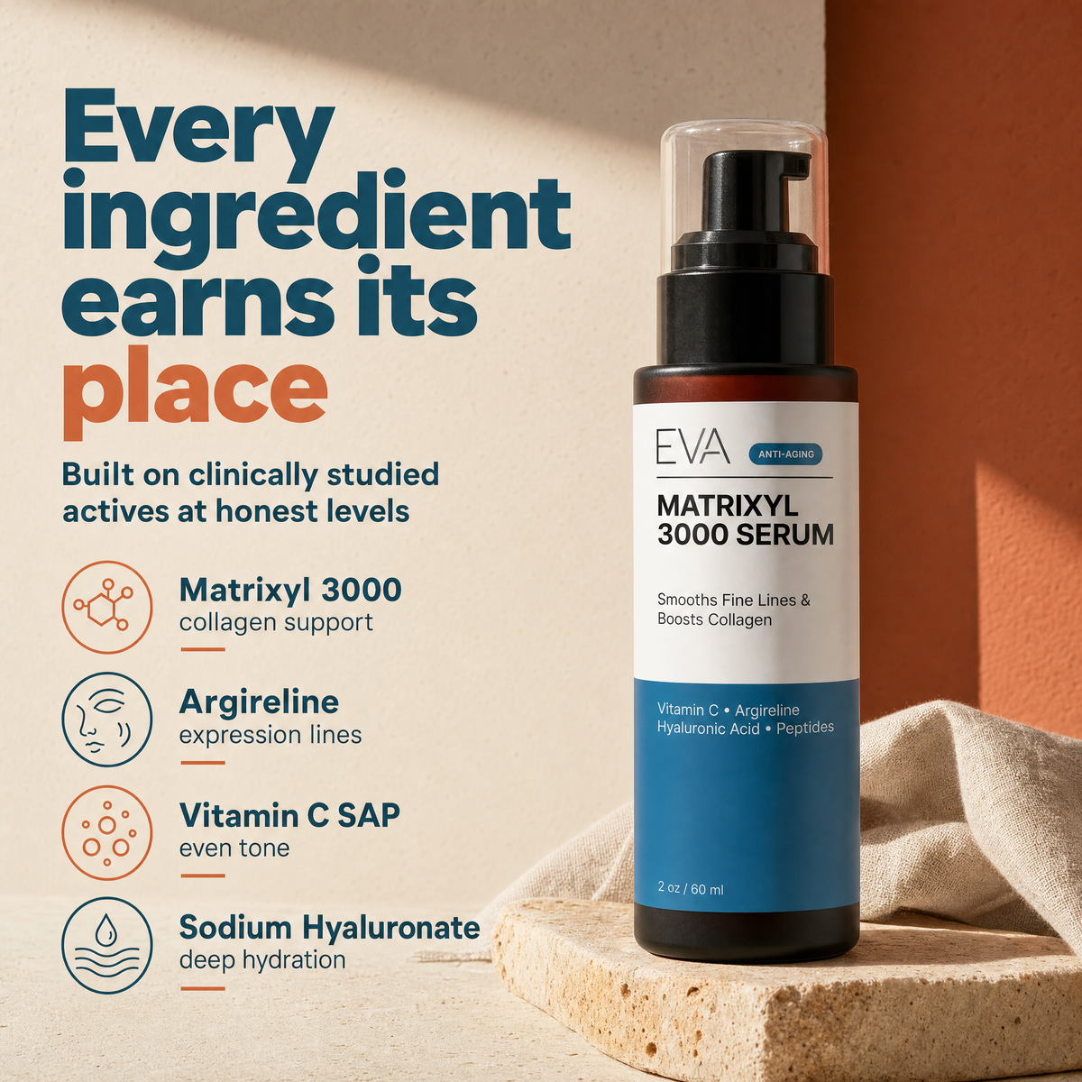 Matrixyl 3000 + Argireline Serum - 2oz