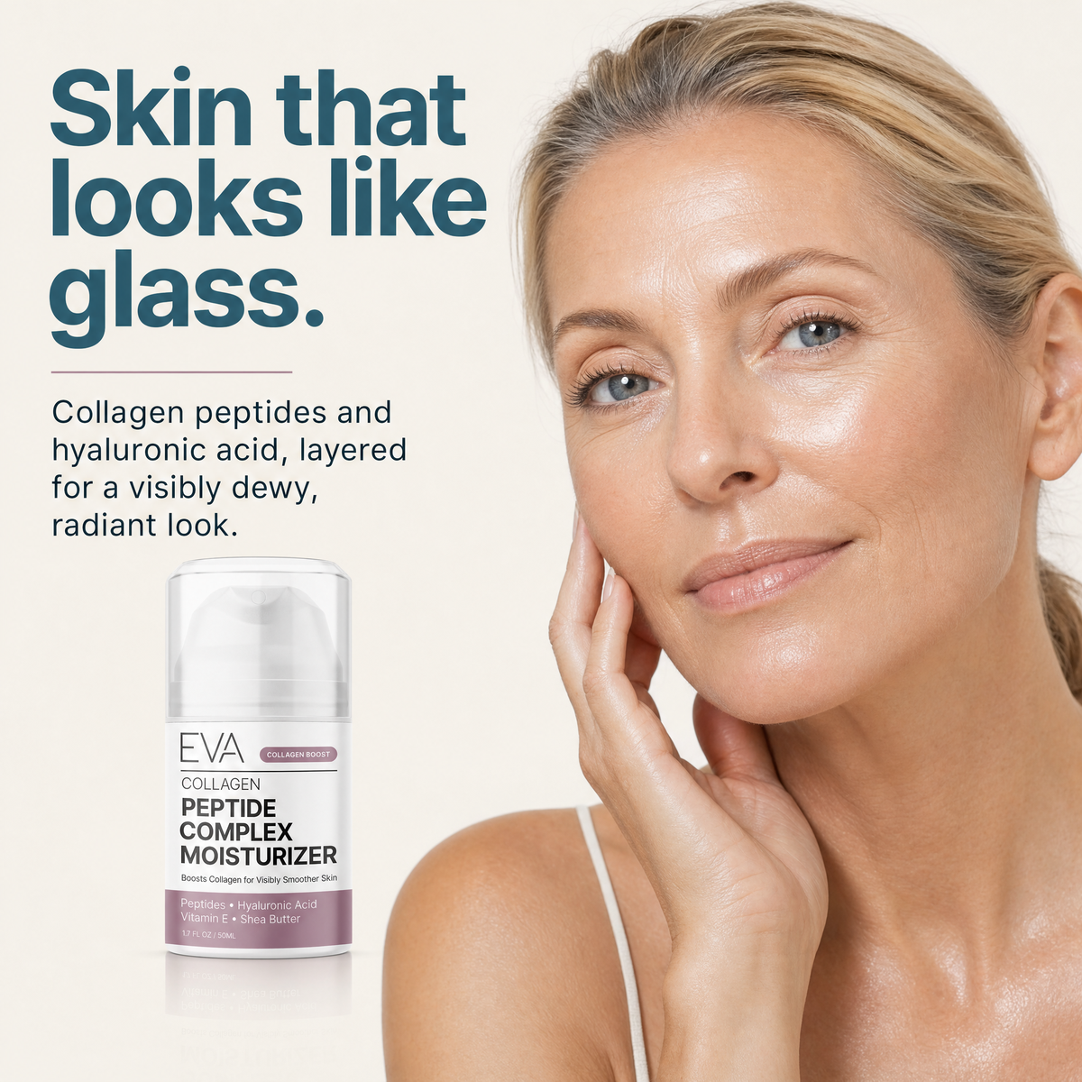 Peptide Complex Moisturizing Cream - 1.7oz