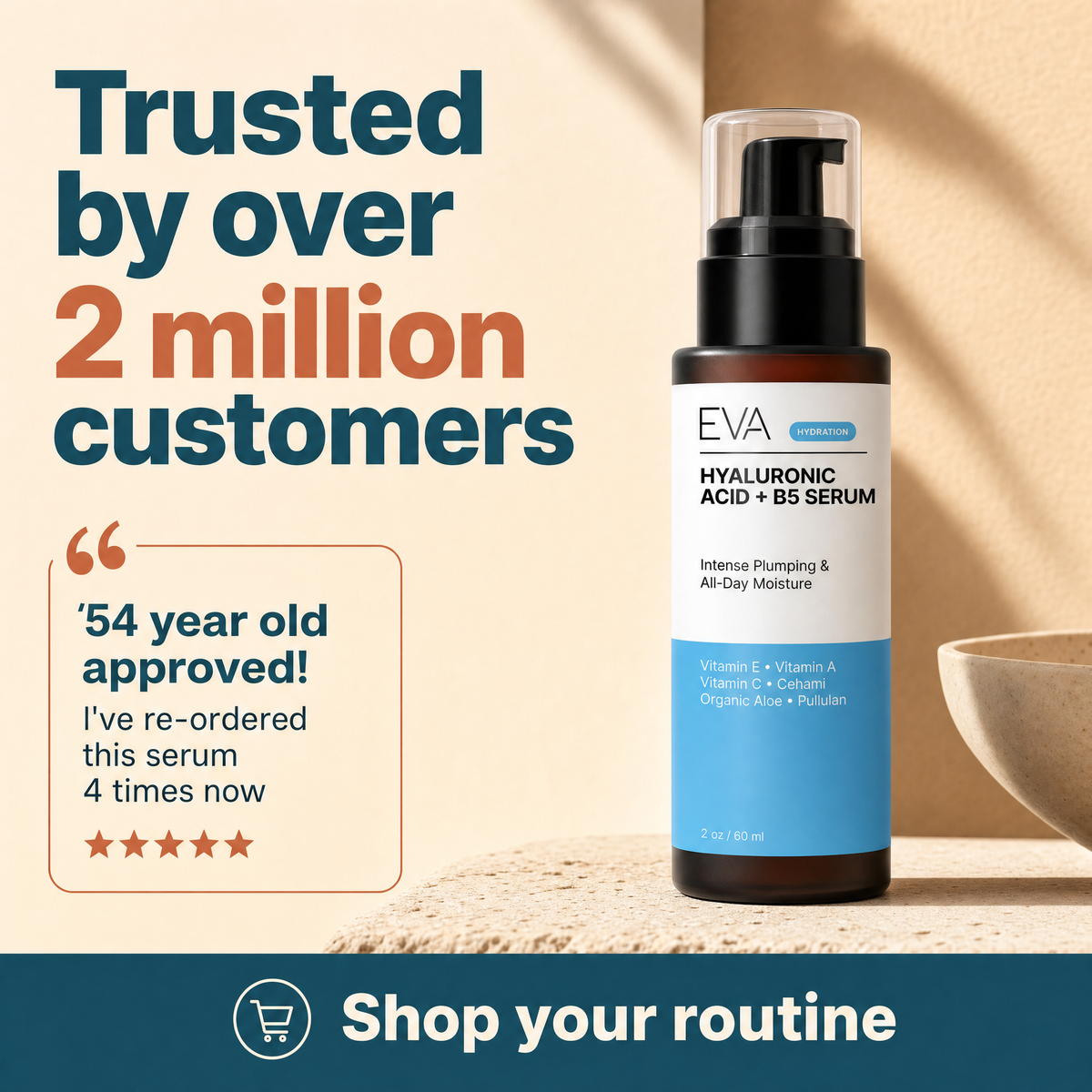 Hyaluronic Acid with Vitamin B5 Serum - 2oz