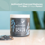 Eva Naturals Activated Purifying Charcoal Scrub - 8 oz